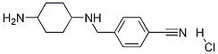 (1R,4R)-4-[(4-氨基-环己氨基)-甲基]-苯甲腈盐酸盐结构式