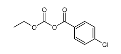 4-Chlor-benzoesaeure-kohlensaeure-ethylester-anhydrid Structure