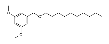 1-((decyloxy)methyl)-3,5-dimethoxybenzene结构式