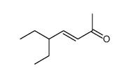 3-Hepten-2-one, 5-ethyl-, (3E)- (9CI)结构式