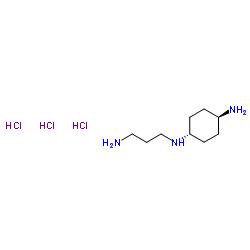 trans-N-(3-Aminopropyl)-1,4-cyclohexanediamine trihydrochloride Structure