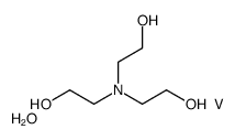 [[2,2',2''-nitrilotris[ethanolato]](3-)-N,O,O',O'']oxovanadium结构式