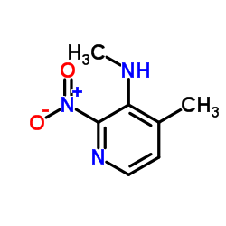 N,4-Dimethyl-2-nitro-3-pyridinamine Structure