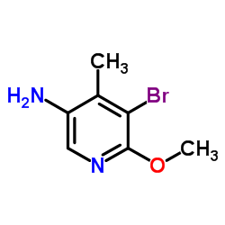 5-Bromo-6-methoxy-4-methyl-pyridin-3-ylamine picture