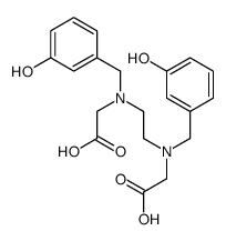 2-[2-[carboxymethyl-[(3-hydroxyphenyl)methyl]amino]ethyl-[(3-hydroxyphenyl)methyl]amino]acetic acid Structure