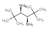 (r,r)-3,4-diamino-2,2,5,5-tetramethylhexane structure