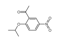 2-isopropoxy-5-nitroacetophenone结构式