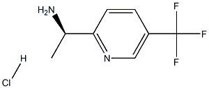 (R)-1-(5-(TRIFLUOROMETHYL)PYRIDIN-2-YL)ETHANAMINE HYDROCHLORIDE Structure