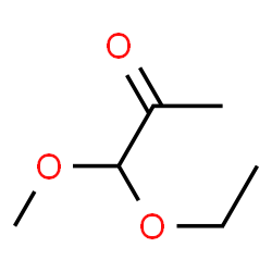 2-Propanone, 1-ethoxy-1-methoxy- (9CI) Structure