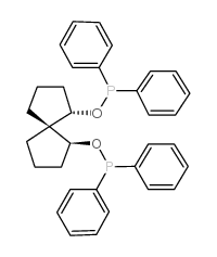 1s,5s,6s-(-)-1,6-bis(diphenylphosphinoxy)spiro[4.4]nonane Structure