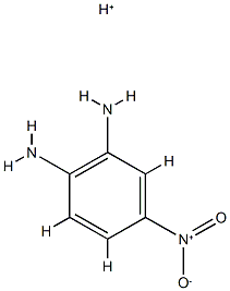 o-Phenylenediamine,4-nitro-,conjugate monoacid (8CI) Structure