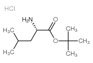 L-亮氨酸叔丁酯盐酸盐结构式