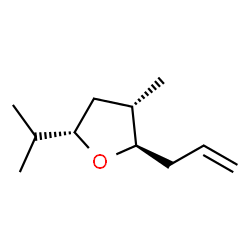 Furan, tetrahydro-3-methyl-5-(1-methylethyl)-2-(2-propenyl)-, (2R,3S,5S)-rel- (9CI) Structure