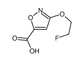 5-Isoxazolecarboxylicacid,3-(2-fluoroethoxy)-(9CI)结构式