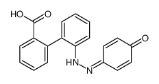 2-[[(4-hydroxyphenyl)azo]phenyl]benzoic acid structure