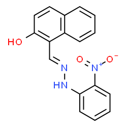 1-[2-(2-nitrophenyl)carbonohydrazonoyl]-2-naphthol picture