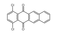 1,4-dichloro-5,12-naphthacenequinone Structure