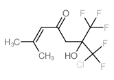 7-Chloro-7,7-difluoro-6-hydroxy-2-methyl-6-trifluoromethyl-2-hepten-4-one picture