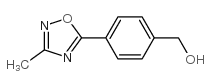 [4-(3-methyl-1,2,4-oxadiazol-5-yl)phenyl]methanol Structure