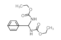 Carbamic acid, N,N'-(phenylmethylene)bis-, C,C'-diethyl ester结构式