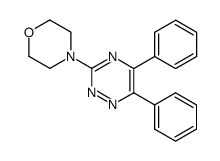 N-(5,6-diphenyl-1,2,4-triazin-3-yl) morpholine结构式