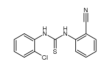 N-(2-chlorophenyl)-N'-(2-cyanophenyl)thiourea Structure