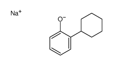 sodium 2-cyclohexylphenolate Structure