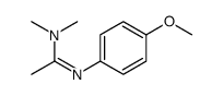 N'-(4-methoxyphenyl)-N,N-dimethylethanimidamide Structure