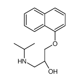 (S)-1-(isopropylamino)-3-(naphthyloxy)propan-2-ol Structure