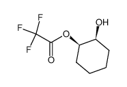 cis-2-hydroxycyclohexyl 2,2,2-trifluoroacetate结构式