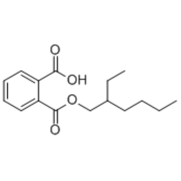 邻苯二甲酸单(2-乙基己基)酯结构式