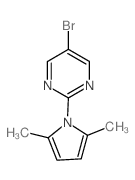 5-BROMO-2-(2,5-DIMETHYL-1H-PYRROL-1-YL)PYRIMIDINE Structure