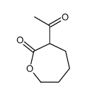 2-Oxepanone, 3-acetyl- (9CI)结构式