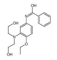 N-[3-[bis(2-hydroxyethyl)amino]-4-ethoxyphenyl]benzamide结构式