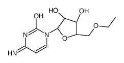 4-amino-1-[(2R,3S,4S,5R)-5-(ethoxymethyl)-3,4-dihydroxyoxolan-2-yl]pyrimidin-2-one结构式