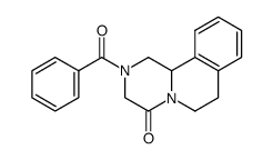 (-)-2-Benzoyl-4-oxo-1,2,3,6,7,11b-hexahydro-4H-pyrazino[2,1-a]isoquinoline结构式