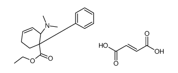 trans-()-[2-(ethoxycarbonyl)-2-phenylcyclohex-5-enyl]dimethylammonium hydrogen fumarate picture