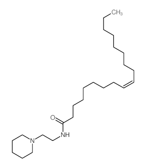 9-Octadecenamide,N-[2-(1-piperidinyl)ethyl]-, (Z)- (9CI) picture