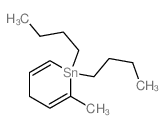 1,1-dibutyl-2-methyl-4H-stannine结构式