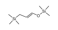 (E)-1-(Trimethylsilyloxy)-3-(trimethylsilyl)-1-propene结构式