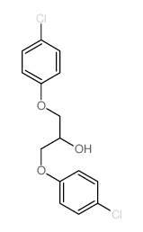 1,3-bis(4-chlorophenoxy)propan-2-ol Structure