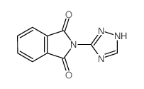 1H-Isoindole-1,3(2H)-dione,2-(1H-1,2,4-triazol-5-yl)- structure