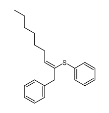 1-phenylnon-2-en-2-ylsulfanylbenzene结构式