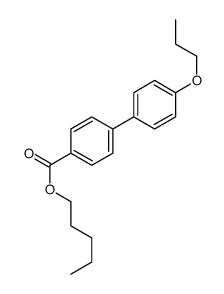 pentyl 4-(4-propoxyphenyl)benzoate结构式