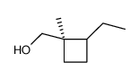 [(1R)-2-ethyl-1-methylcyclobutyl]methanol Structure