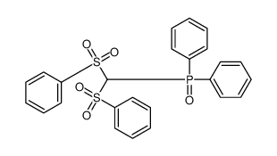 [bis(benzenesulfonyl)methyl-phenylphosphoryl]benzene Structure