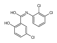 5-chloro-N-(2,3-dichlorophenyl)-2-hydroxybenzamide结构式