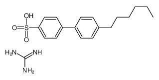 guanidine,4-(4-hexylphenyl)benzenesulfonic acid结构式