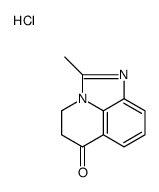 4,5-Dihydro-2-methyl-6H-imidazo(4,5,1-ij)quinolin-6-one hydrochloride结构式