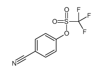 4-氰基苯基三氟甲磺酸酯结构式